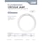Feit Electric Feit Legacy Bulbs 40 W T9 15.9 in. D X 15.9 in. L Fluorescent Bulb Cool White Circular 4100 K 1 pk FC16T10/CW - alternate 3